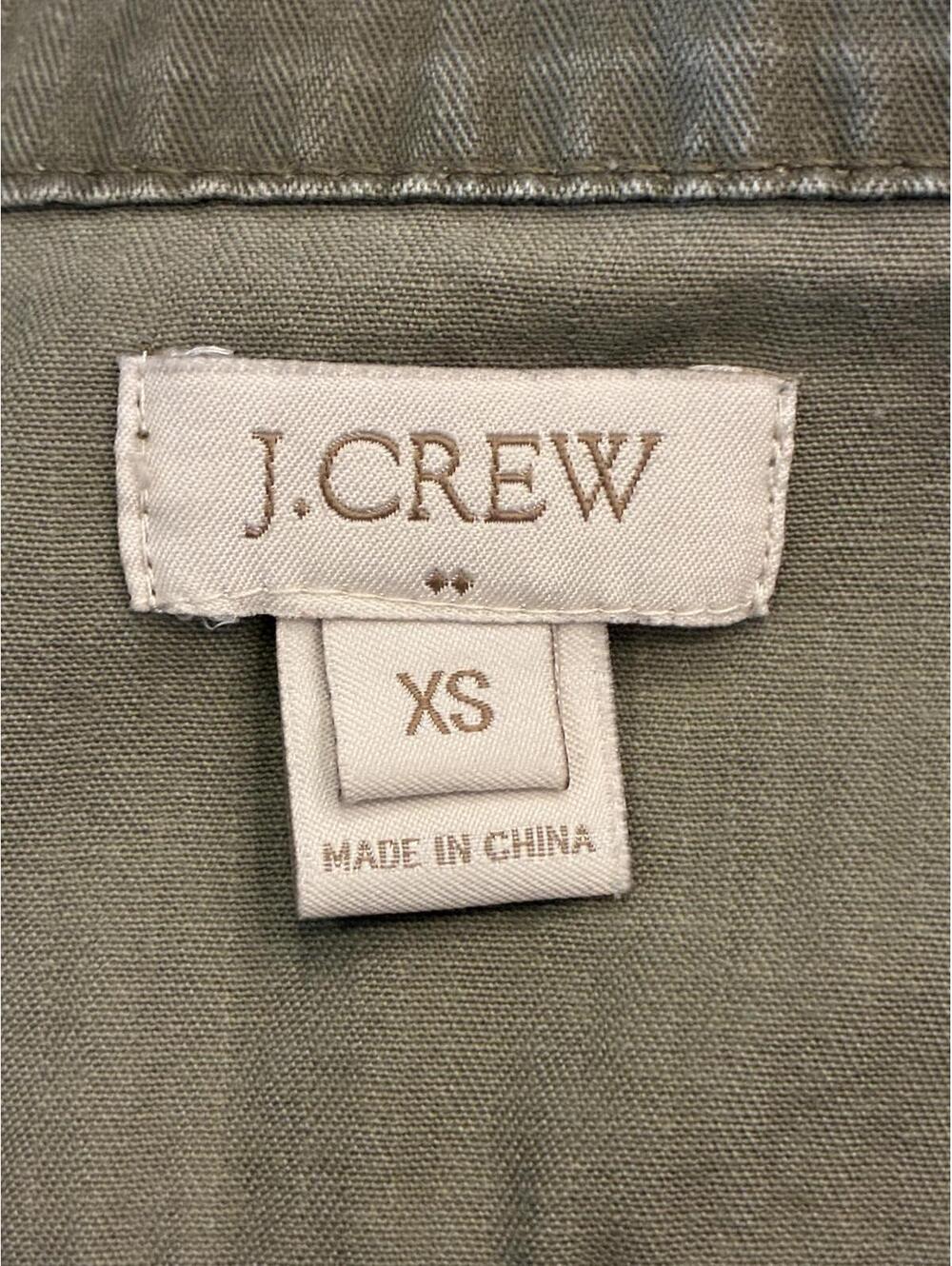 Women's J.Crew Green Utility Vest Size XS - Picture 5 of 5
